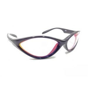 Julbo Ikon Metallic Purple Oval Wrap Sunglasses Purple Lens Men Women Sports